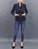 Von Dornberg Women's Lina Velvet Jacket in Midnight Navy - Saratoga Saddlery & International Boutiques