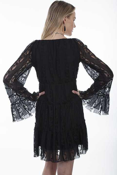 Scully Women's Lace Dress in Black - Saratoga Saddlery & International Boutiques