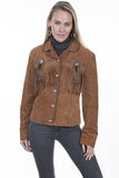 Scully Women's Boar Suede Fringe and Beaded Jacket - Cinnamon Boar Suede - Saratoga Saddlery & International Boutiques
