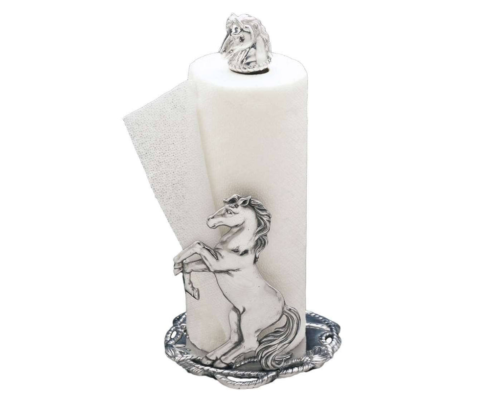 Arthur Court Horse Paper Towel Holder 550172 - Saratoga Saddlery & International Boutiques