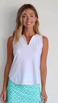 Jude Connally Ali Top in White 301377 SS22 - Saratoga Saddlery & International Boutiques