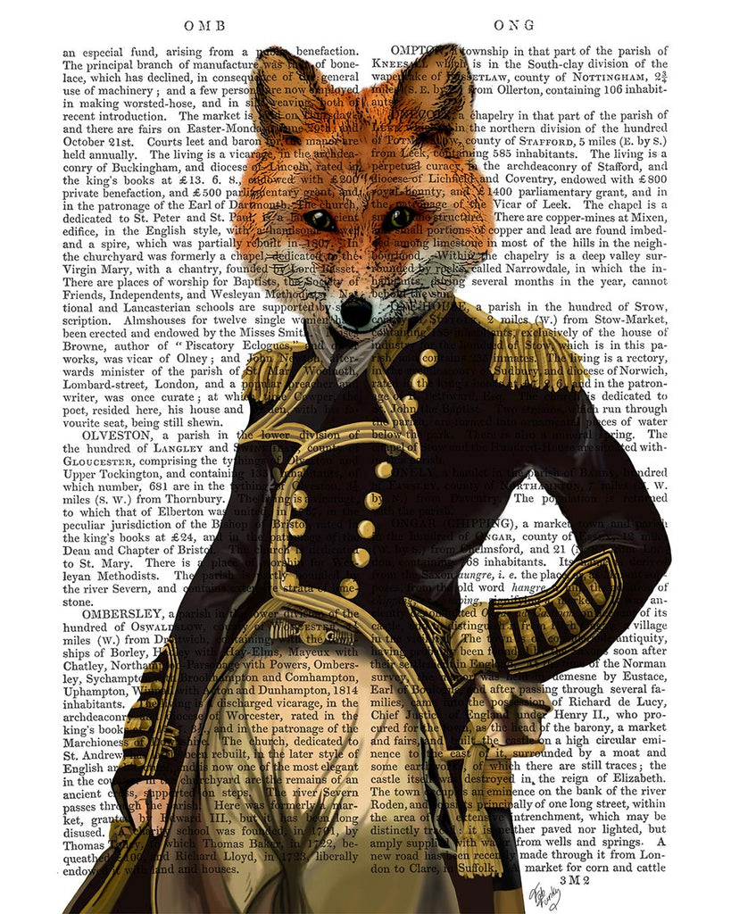 FabFunky Admiral Fox in Full Book Print - Saratoga Saddlery & International Boutiques