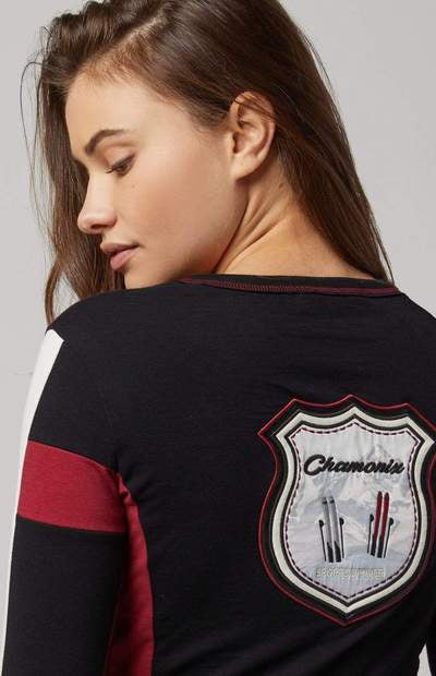 Alp N Rock Chamonix Crew Shirt F1WTCW06BLK FW21 - Saratoga Saddlery & International Boutiques