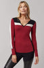 Alp N Rock Women's Stala Henley in Dark Red - Saratoga Saddlery & International Boutiques