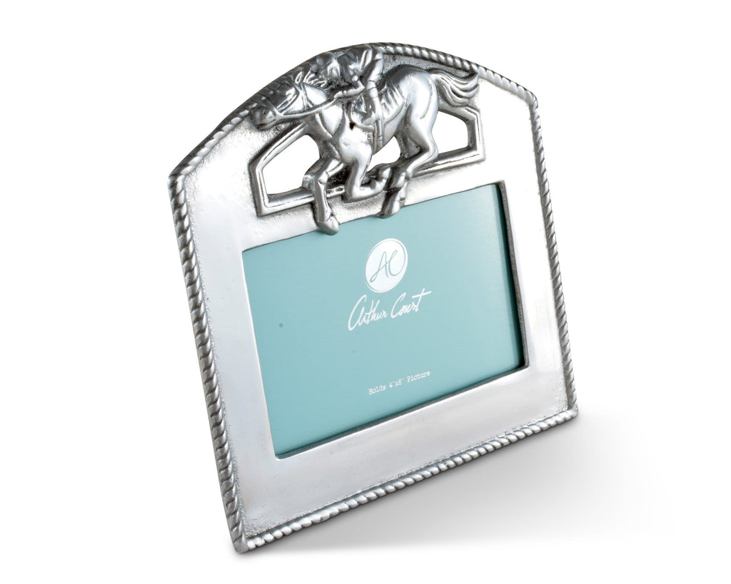 Arthur Court Thoroughbred Jockey Racing Photo Frame - Saratoga Saddlery & International Boutiques