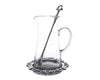 Arthur Court Equestrian Glass Pitcher Beverage Set - Saratoga Saddlery & International Boutiques