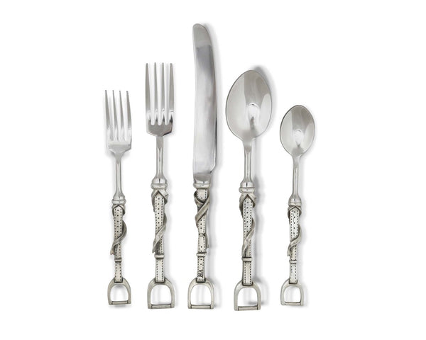 Vagabond House Stirrup Flatware 5-Piece Place Setting - S1 - Saratoga Saddlery & International Boutiques