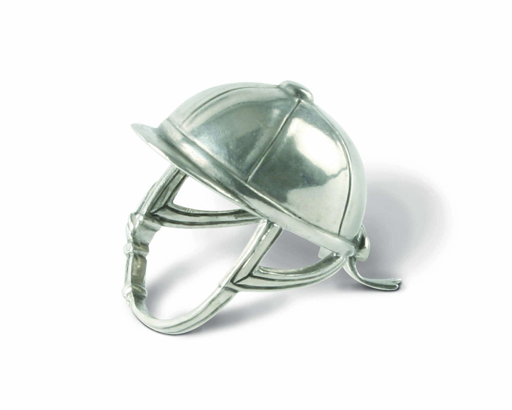 Vagabond House Pewter English Riding Helmet/Hat Napkin Ring H115H-1 - Saratoga Saddlery & International Boutiques