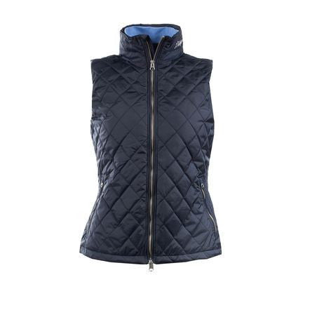 Navy quilted sales vest womens