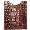 Brighton Kansas Hornback Croc Money Clip Dark Brown E70068 - Saratoga Saddlery & International Boutiques