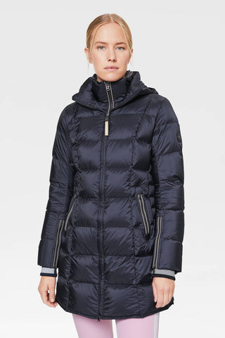 Parajumpers Leah Womens Long Jacket Navy ON SALE FREE SHIPPING