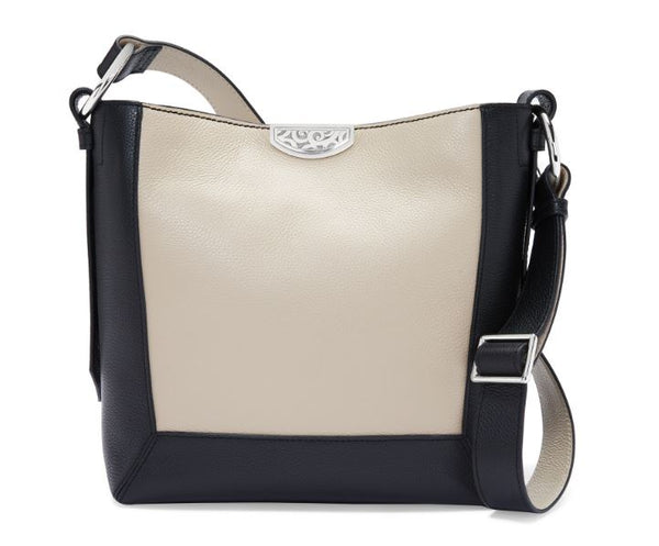 Brighton Kylie Crossbody in Black/Stone - Saratoga Saddlery & International Boutiques