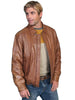 Scully Men's Leather Jacket in Brown 978 - Saratoga Saddlery & International Boutiques