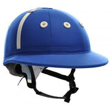 Charles Owens Polo Sovereign Helmet NOCSAE in Royal Blue - Saratoga Saddlery & International Boutiques
