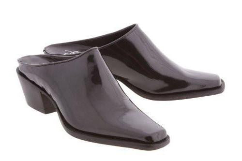 Leather 2025 mules sale