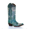 Corral L5712 Women's Turquoise Floral SS21 - Saratoga Saddlery & International Boutiques