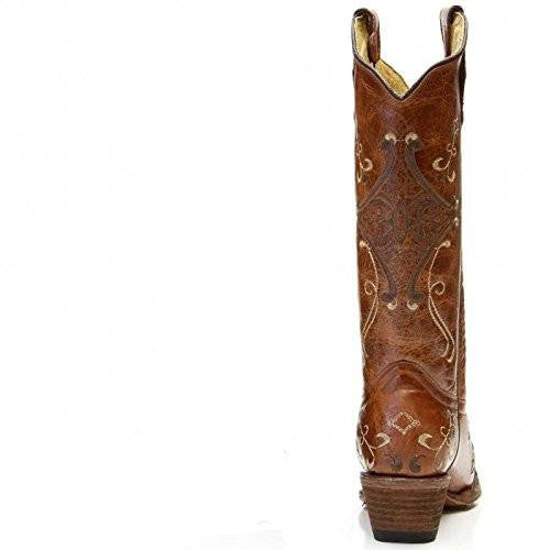 Corral Circle G Women's Cognac Embroidered Boot L5063 - Saratoga Saddlery & International Boutiques