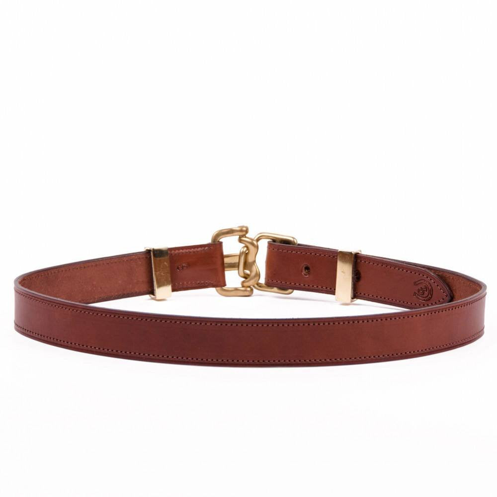 Clever with Leather Harness Release Belt - Medium Brown - Saratoga Saddlery & International Boutiques