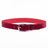 Clever with Leather Hoofprint Belt - Red - Saratoga Saddlery & International Boutiques