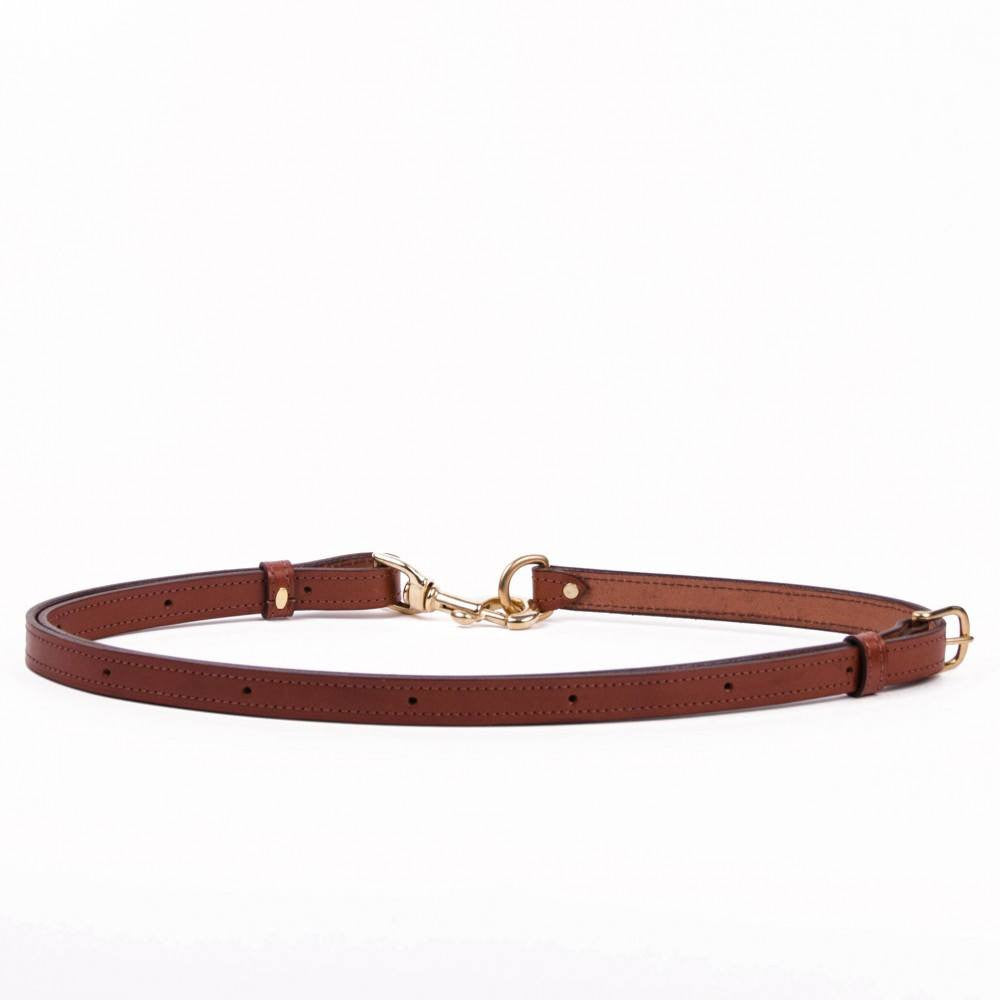 Clever with Leather Kentucky Country Belt - Medium Brown - Saratoga Saddlery & International Boutiques