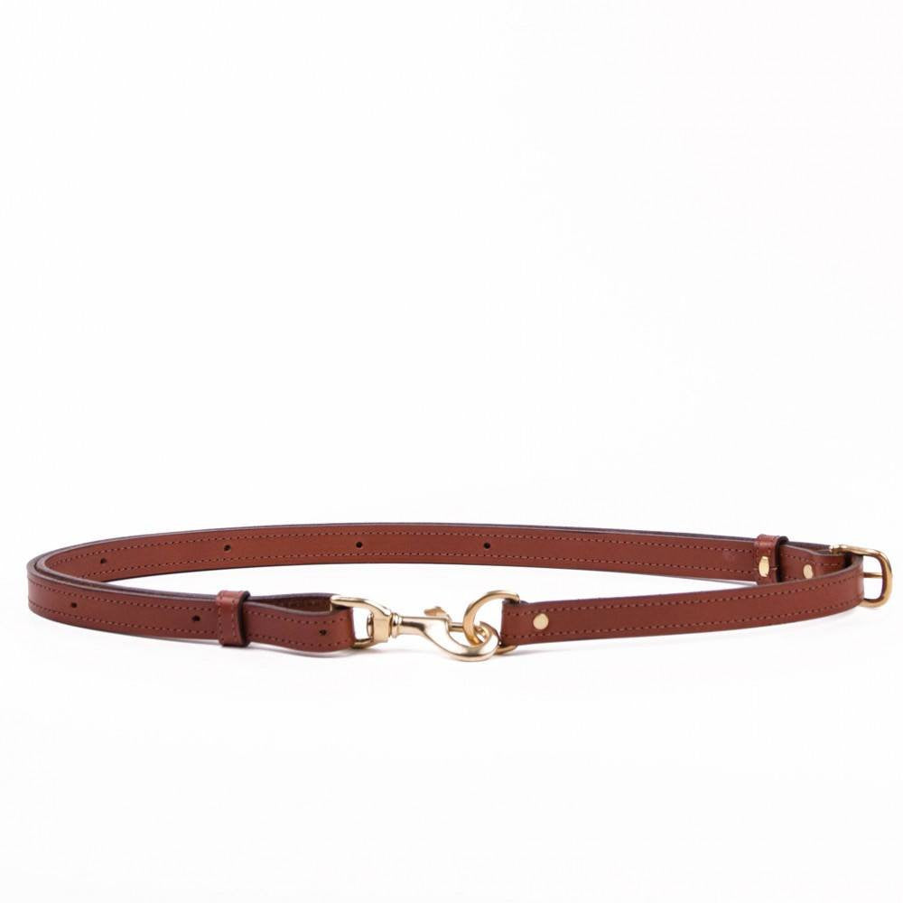 Clever with Leather Kentucky Country Belt - Medium Brown - Saratoga Saddlery & International Boutiques