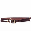 Clever with Leather Martingale Belt - Dark Brown - Saratoga Saddlery & International Boutiques