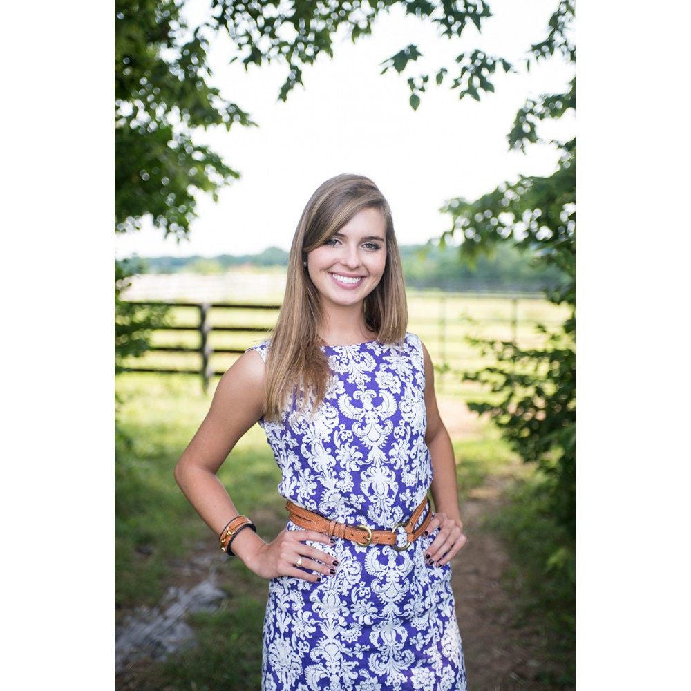 Clever with Leather Martingale Belt - Medium Brown - Saratoga Saddlery & International Boutiques