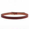 Clever with Leather Stirrup Belt - Medium Brown
