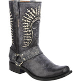 Corral Men's Shaded Skull Harness Cowboy Boot A3097 - Saratoga Saddlery & International Boutiques
