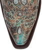 Corral Women's Bronce Turquoise Glitter Inlay Cowboy Boot R1255 - Saratoga Saddlery & International Boutiques