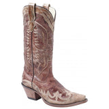 Corral Women's Crackle Distressed Antique Saddle Boot R2227 - Saratoga Saddlery & International Boutiques