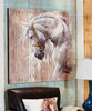 Horse Head Acrylic Paint Canvas Wall Decor Free Shipping - Saratoga Saddlery & International Boutiques