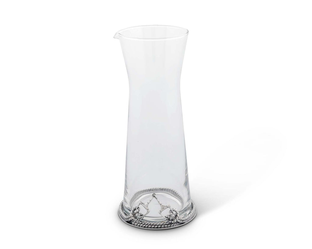 Vagabond House Equestrian Bit Glass Carafe H400B - Saratoga Saddlery & International Boutiques