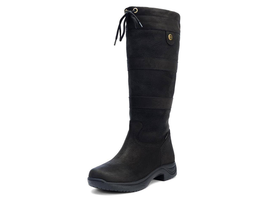 Dublin River Tall Boot in Black Saratoga Saddlery International Boutiques
