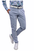 7 Downie Men's London Style Pants in Aqua Light Blue - Saratoga Saddlery & International Boutiques