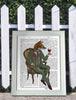 FabFunky Fox Wine Taster in Full Book Print - Saratoga Saddlery & International Boutiques