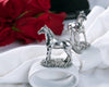 Vagabond House Stoneware Thoroughbred Napkin Ring - Saratoga Saddlery & International Boutiques
