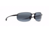 Maui Jim Ho'okipa Sunglasses in Gloss Black with Neutral Grey Lens - Saratoga Saddlery & International Boutiques