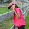 Horze Kids & Ponies Leslie Light Padded Vest in Teaberry Pink - Saratoga Saddlery