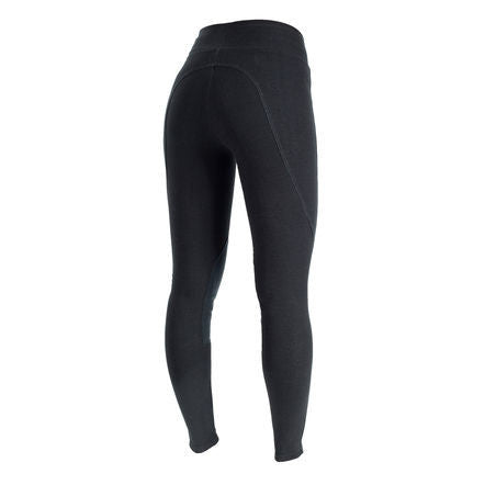 Horze Spirit Women's Knee Patch Active Tights in Black - Saratoga Saddlery & International Boutiques