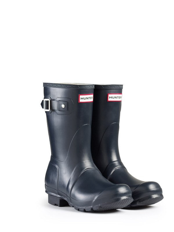 Hunter original short matte rain boot top