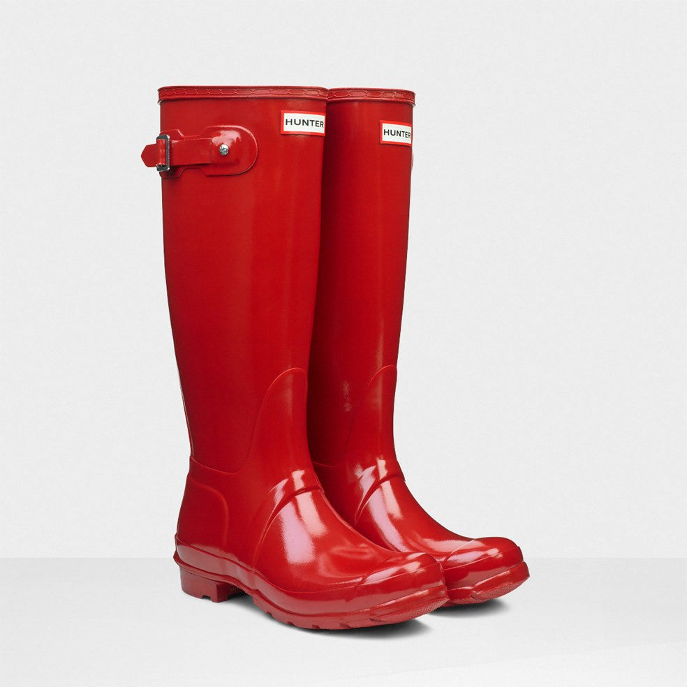 Women's original tall outlet gloss rain boots