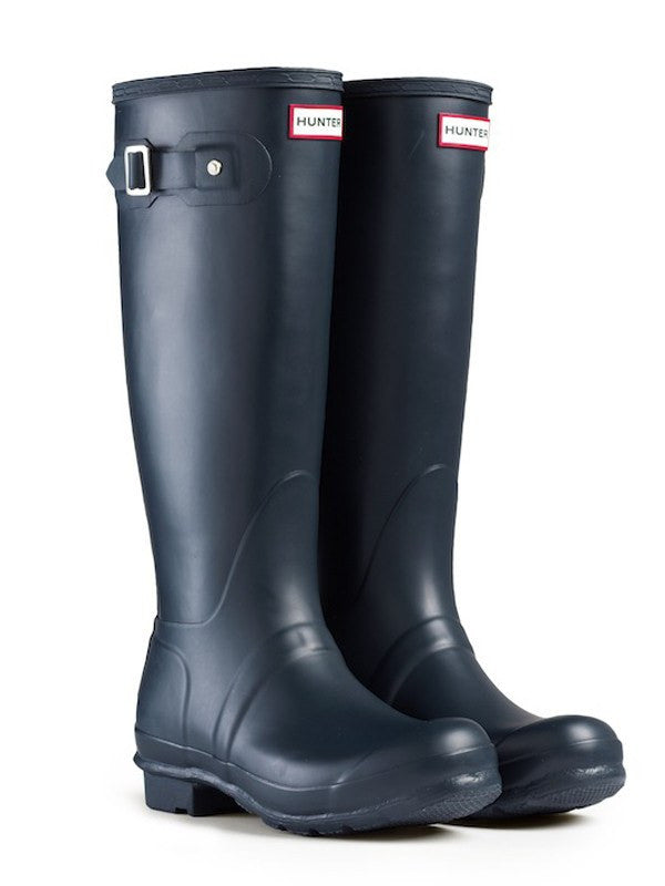 Navy matte hunter boots 2025