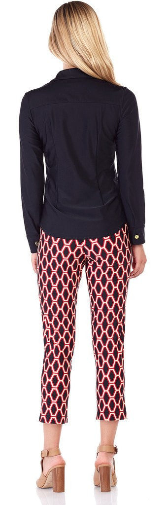Jude Connally Amanda Top in Black - Saratoga Saddlery & International Boutiques