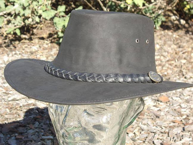 Kangaroo Leather Hat by Outback Survival Gear - Saratoga Saddlery & International Boutiques