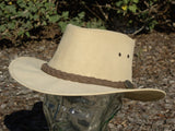 Kangaroo Leather Hat- Bone Softy by Outback Survival Gear - Saratoga Saddlery & International Boutiques