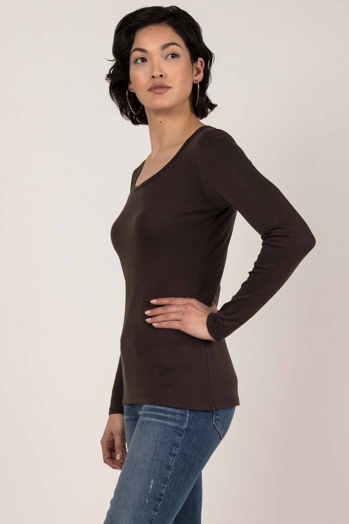 Indigenous Essential Long Sleeve Scoop Shirt 5da756A - Saratoga Saddlery & International Boutiques