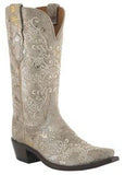 Lucchese M4715 Women's Stone Python Print Boot - Saratoga Saddlery & International Boutiques