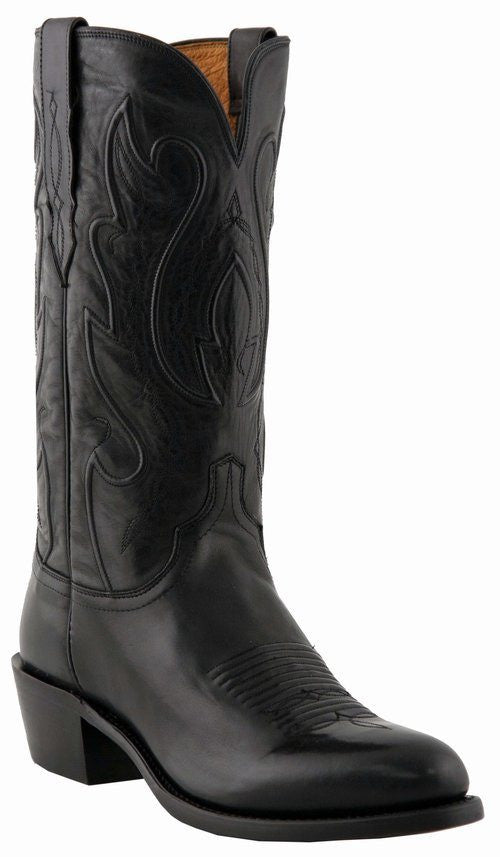 Lucchese Men's Cole Ranch Hand Boot M1006 - Black - Saratoga Saddlery & International Boutiques