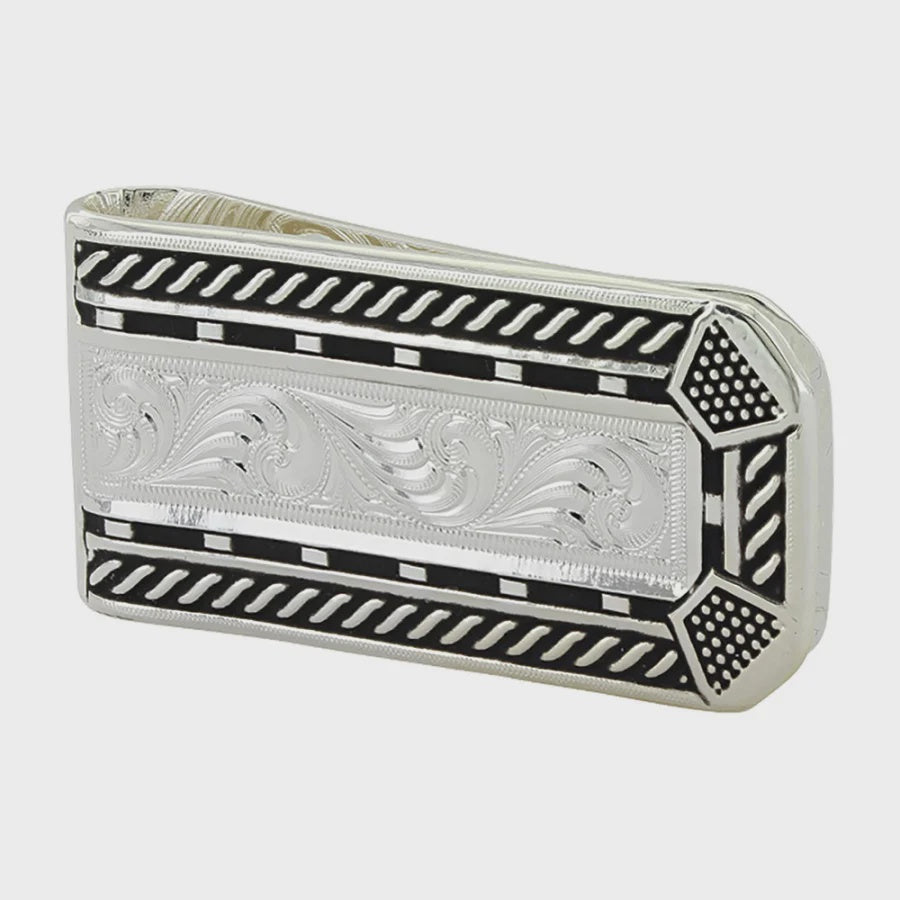 SilverSmith Roped Nail Money Clip MCL3484